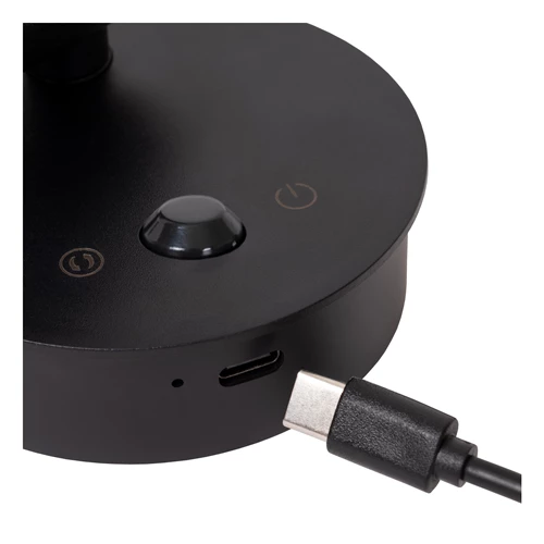 Lucide TONI - Oplaadbare Wandspot / Wandlamp - Accu/Batterij - Ø 8,1 cm - LED Dimb. - CCT - 1x2W 2700K/4000K - Bewegingssensor (uitschakelbaar) - Magnetisch - Koffie - detail 2